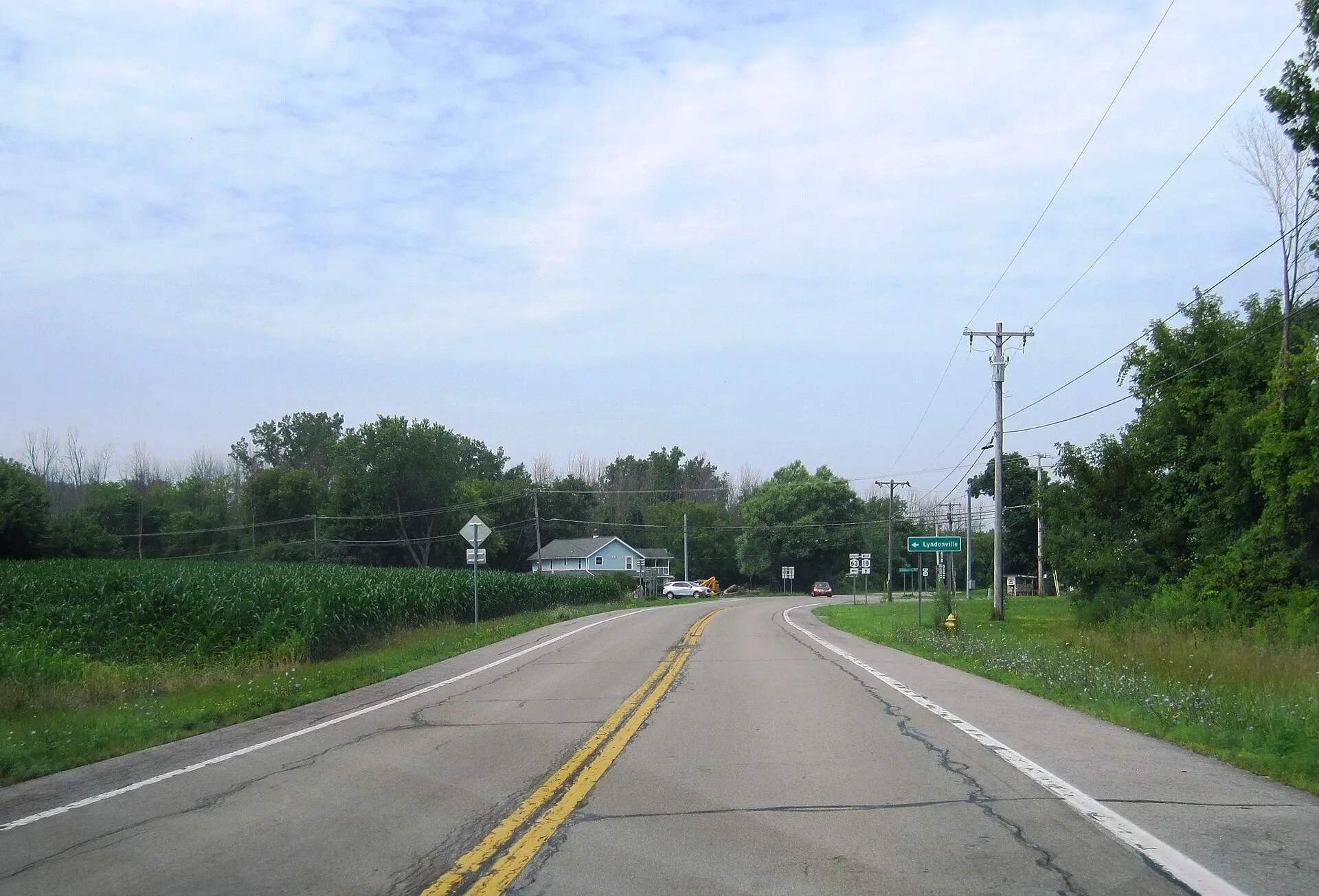NY 18 wb at NY 63 July 2023