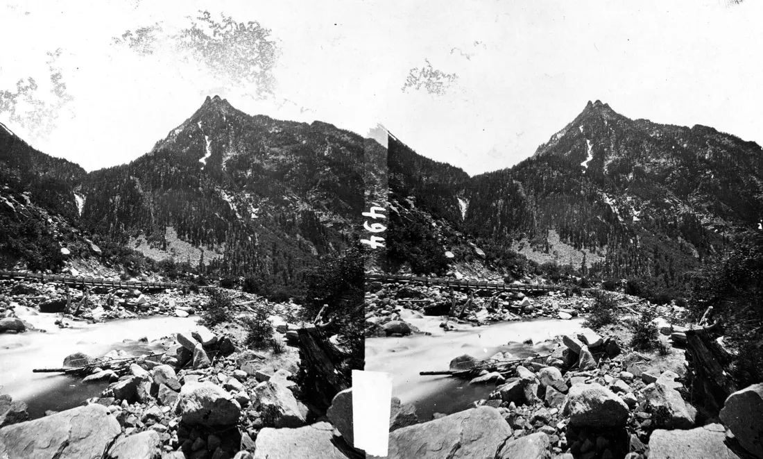 View of the granite 01 granite peak little cottonwood canyon area