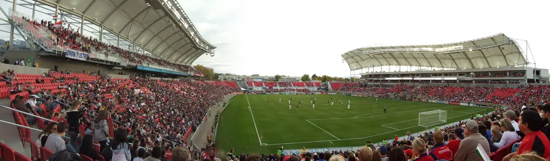 View of the sandy rio tinto stadium panorama area