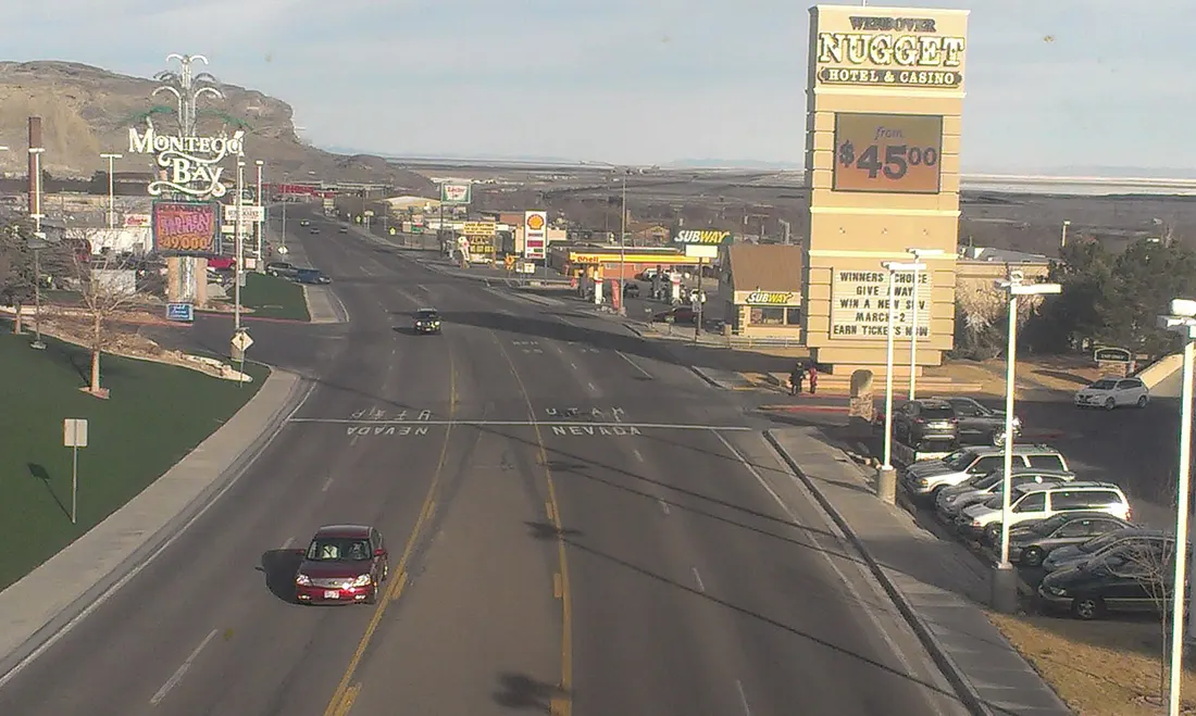 View of the wendover 01 wendover boulevard from inside skybridge area