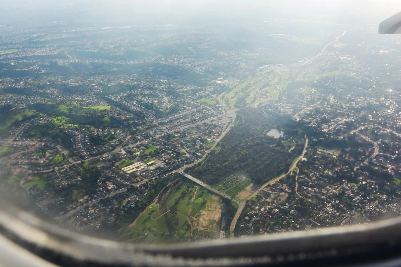 Aerial view of Sweetwater Regional Park, Bonita