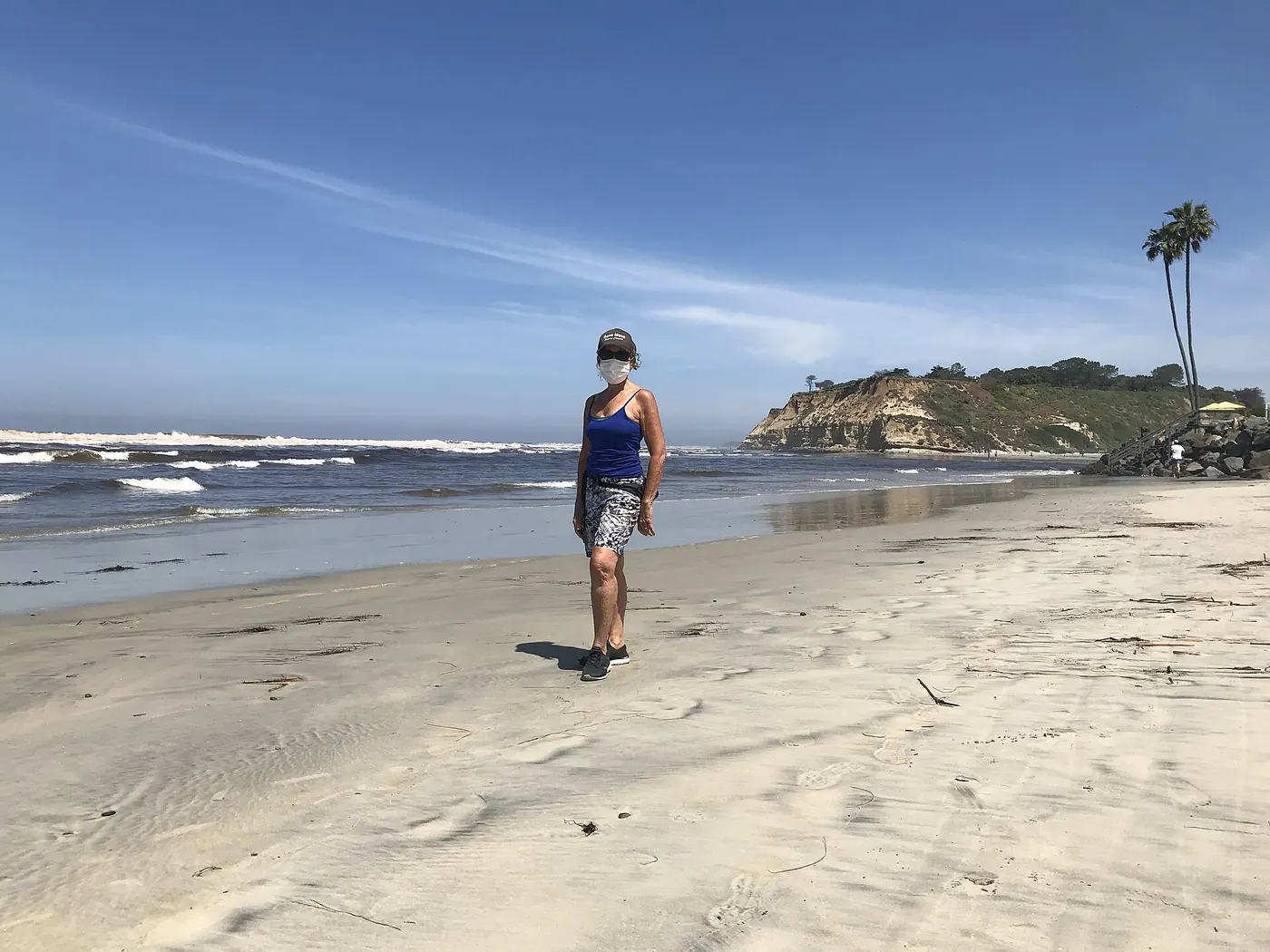Beach walk in Del Mar