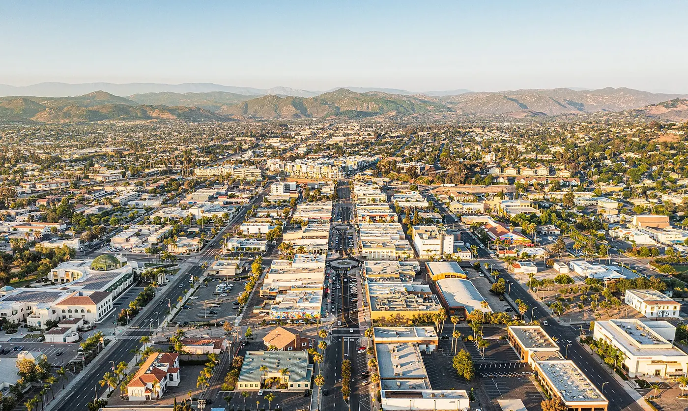 Historic downtown Escondido on Grand Avenue