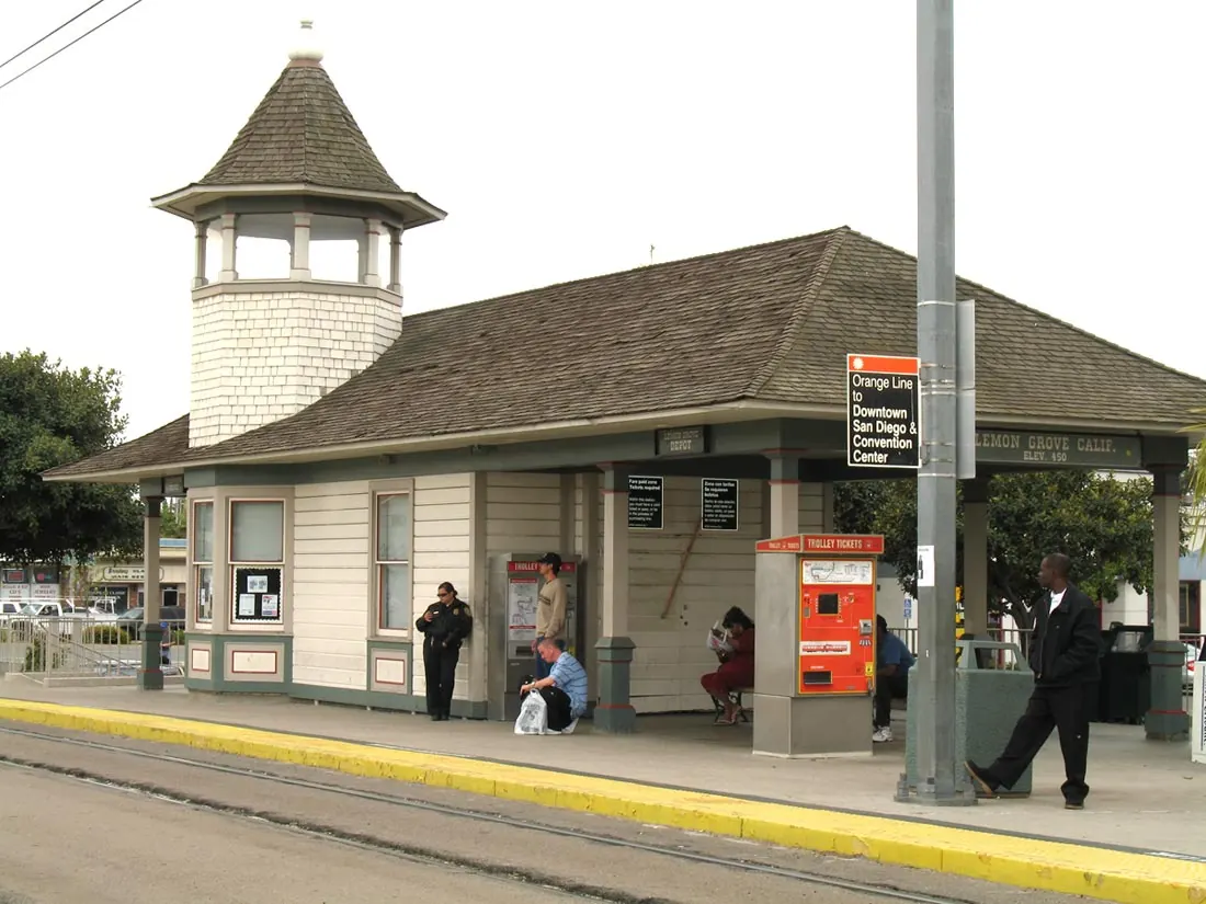 Lemon Grove trolley station