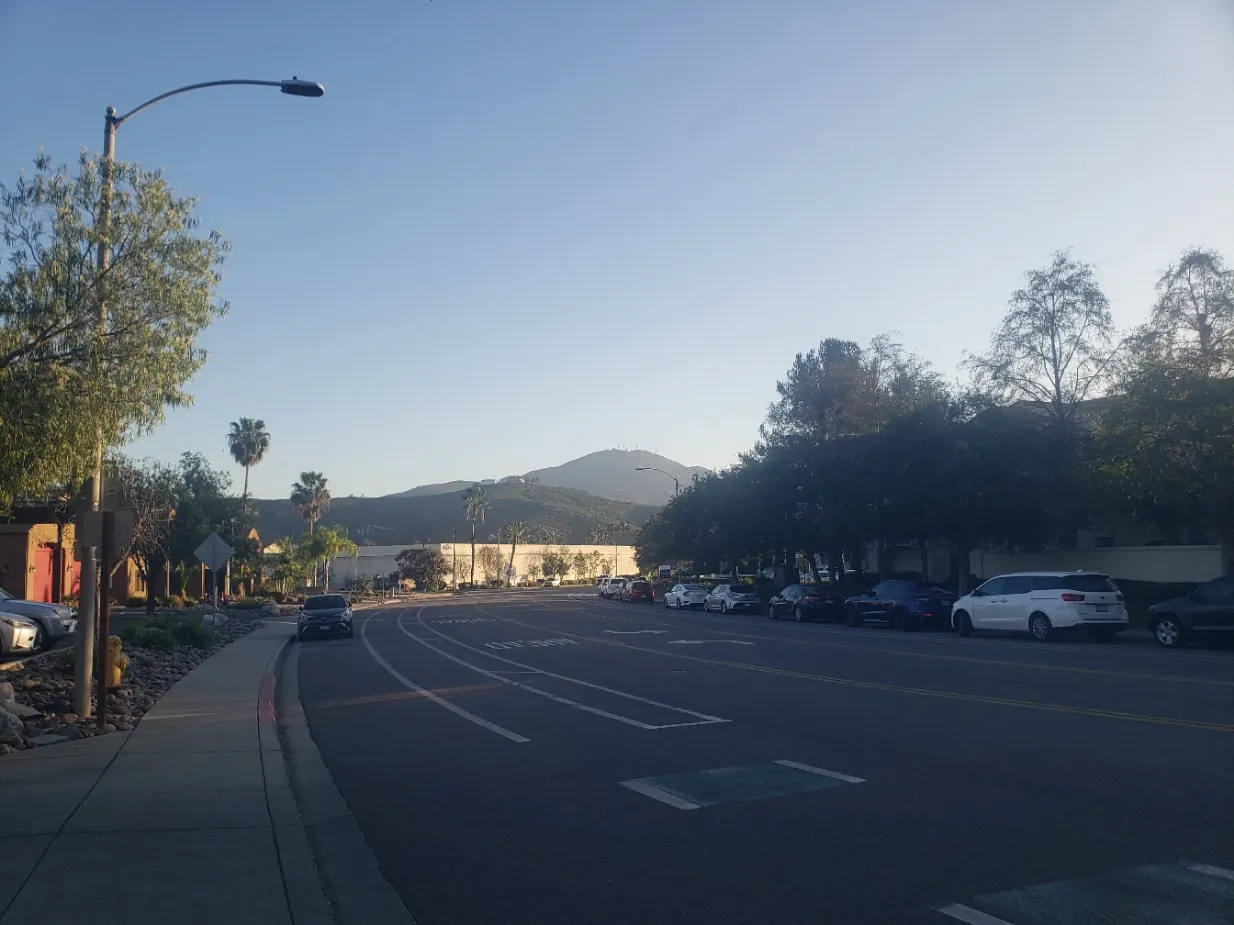 Mount Miguel from the north