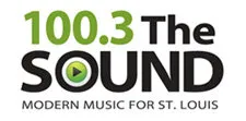 Logo for 100.3 The Sound (WSDD) from St. Louis, MO