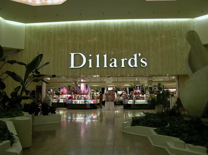 The former Dillard's store at Jamestown Mall - Florissant, Missouri, 1999