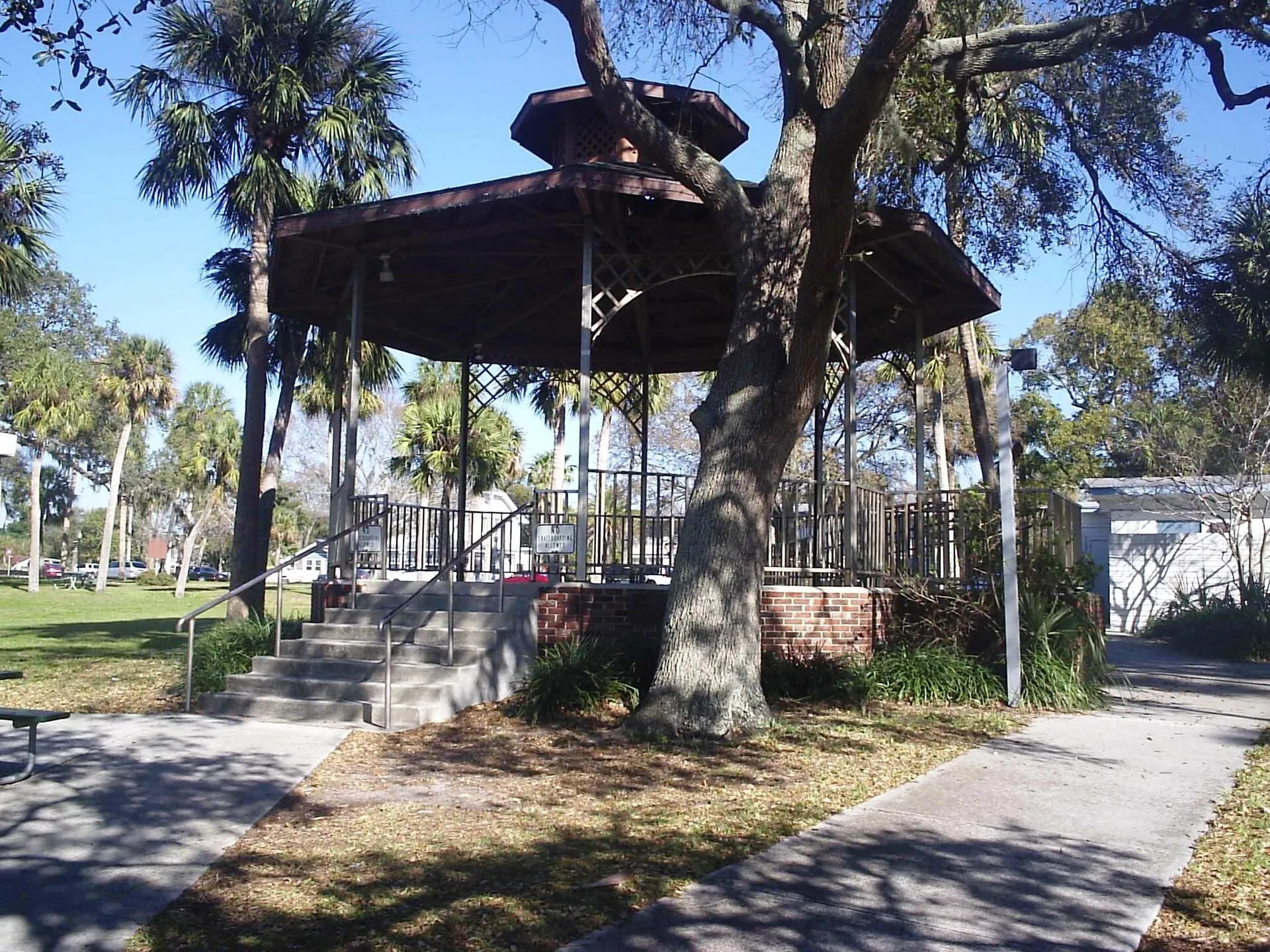 Bandstand at the Dunedin marina.