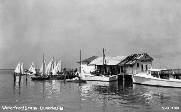 The Dunedin Fish Company at the Dunedin Marina in Dunedin, Florida.