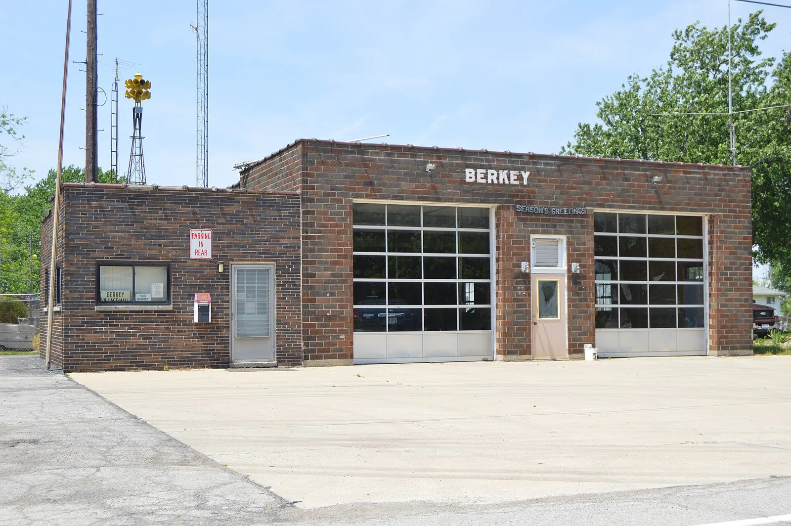 Berkey municipal building, front.