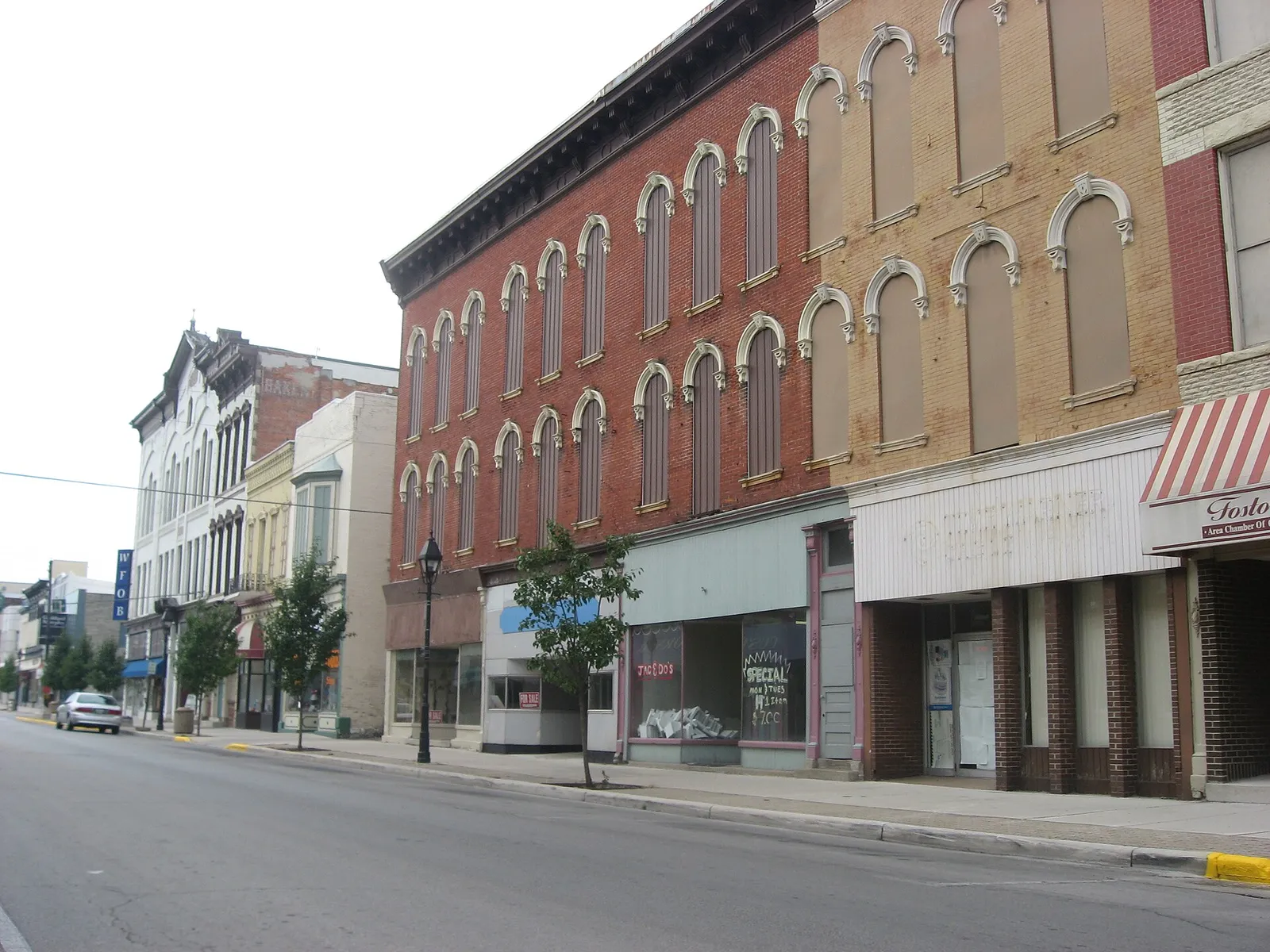 Downtown Fostoria.