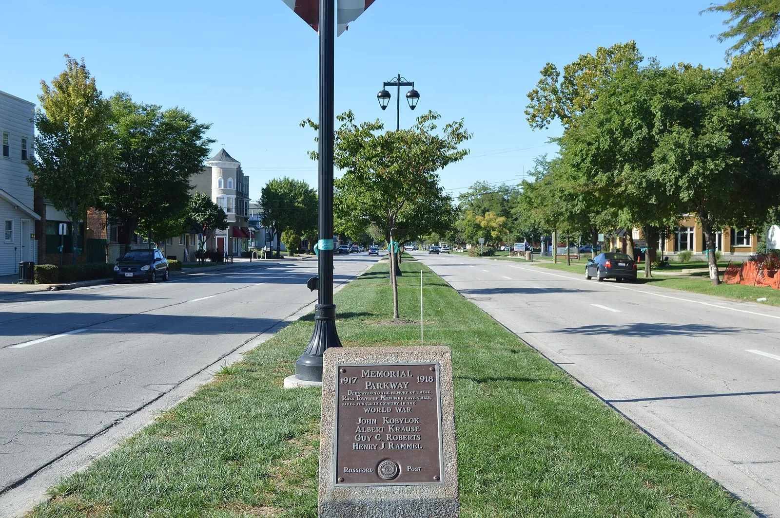 Superior Street memorial boulevard in Rossford.