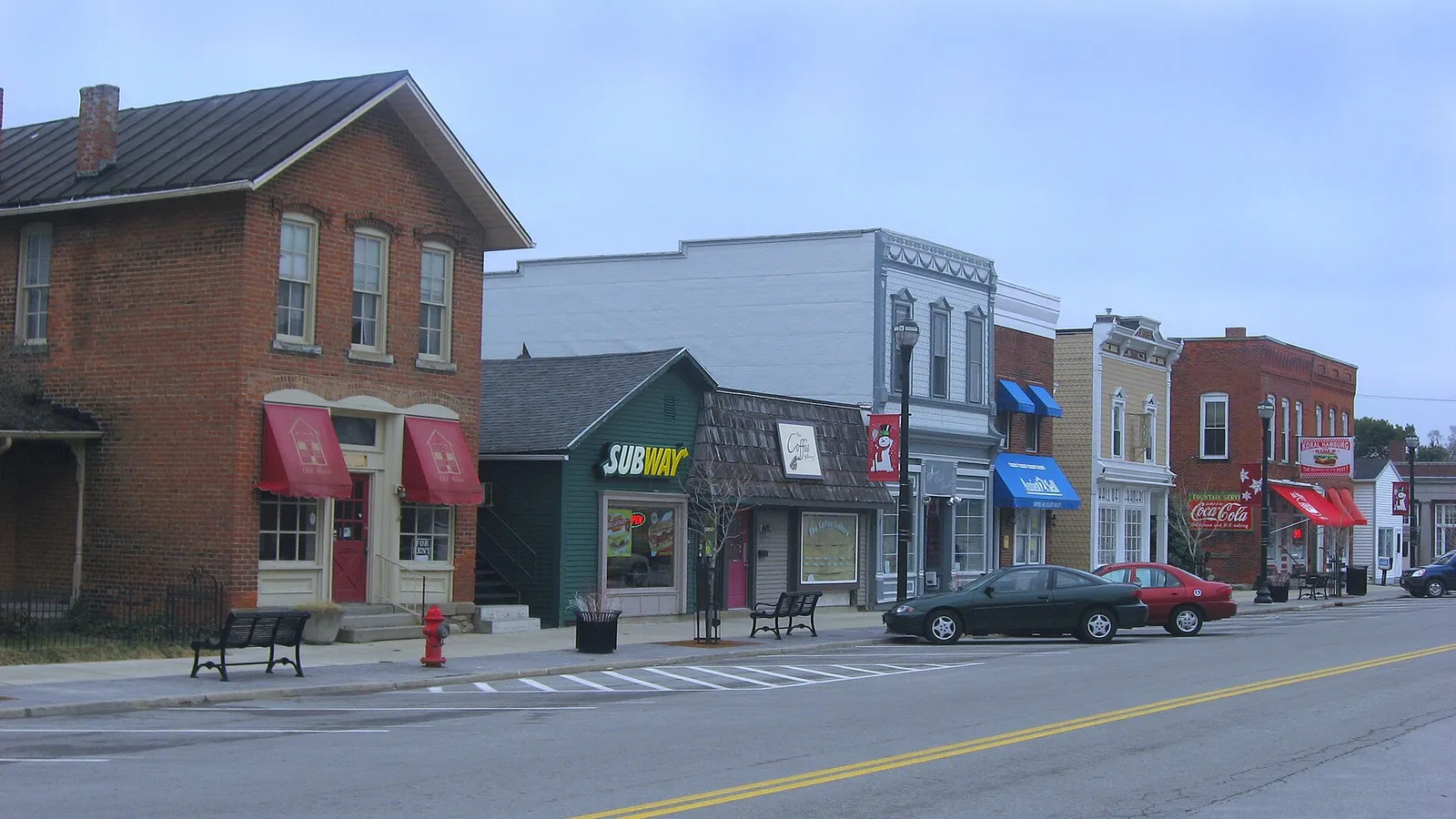 Waterville Commercial District, Third Street.
