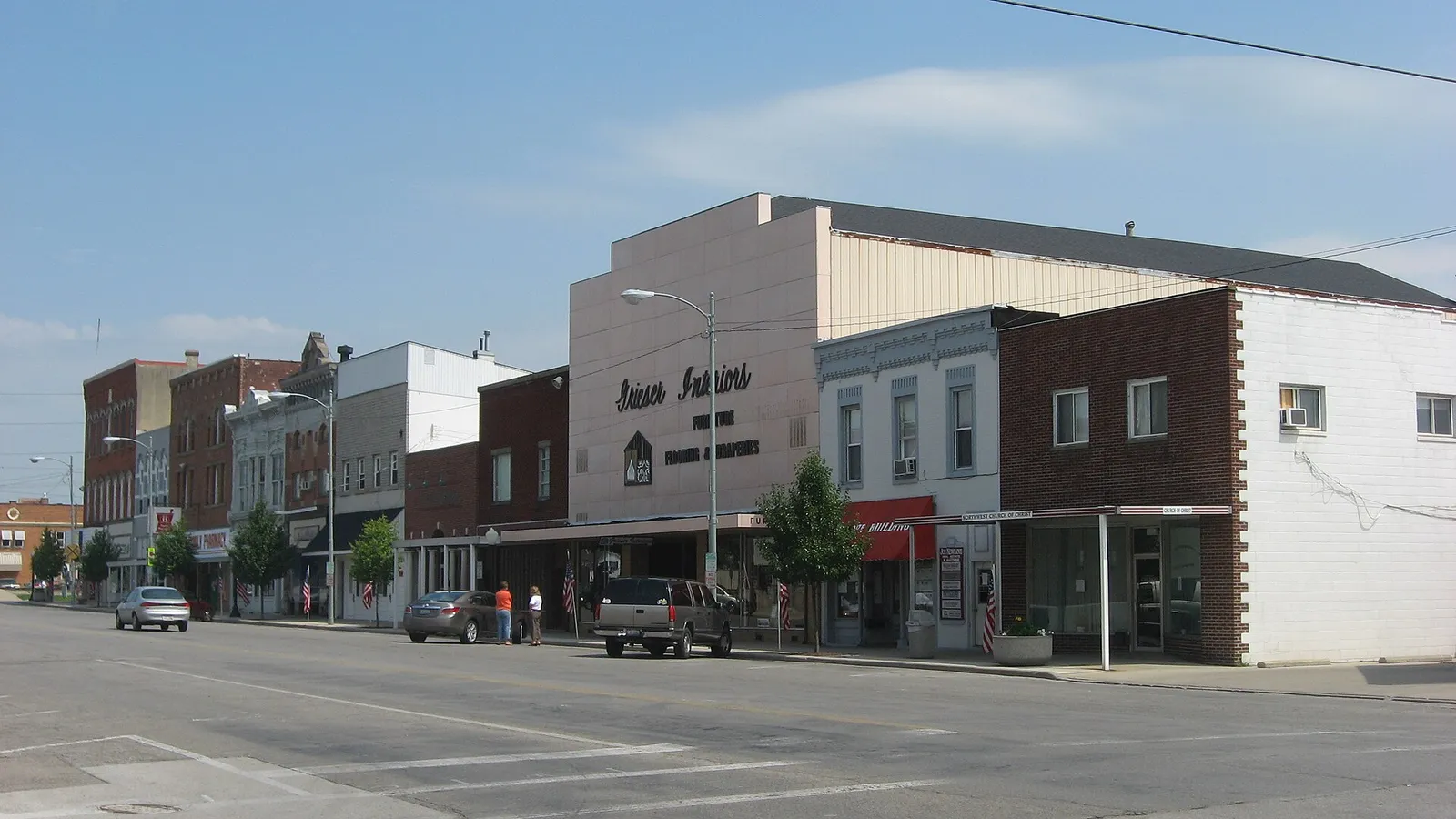 Downtown Wauseon, Ohio.