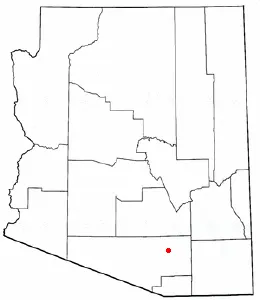 View of the AZMap doton Flowing Wells area