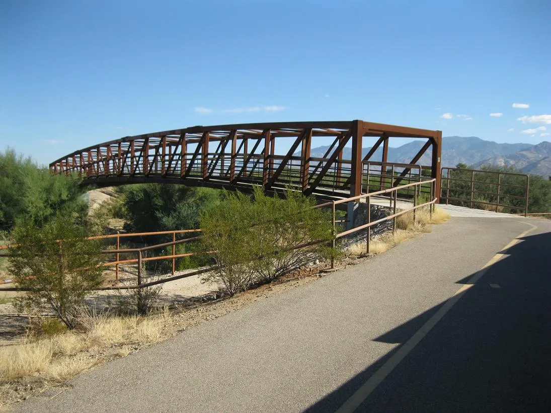 View of the Oro Valley CDO Trail Bridge area