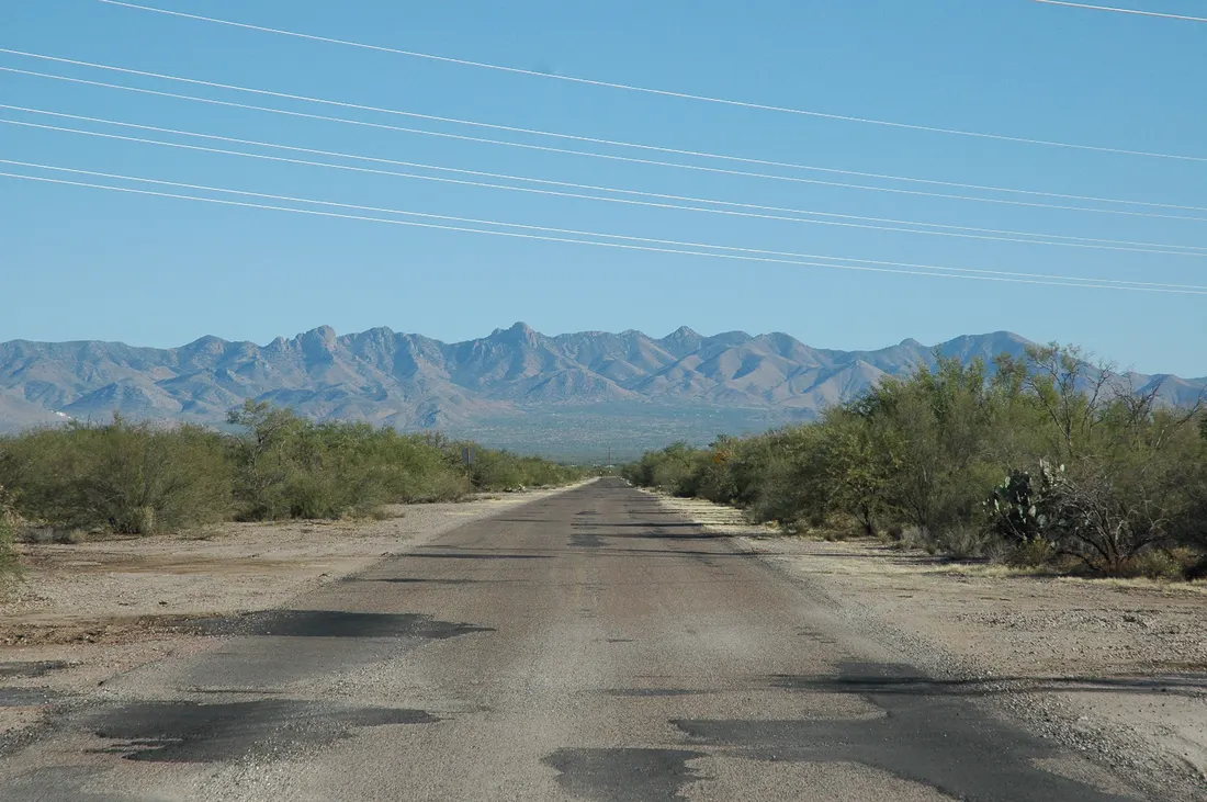 View of the Basgen Sahuarita Airstrip area