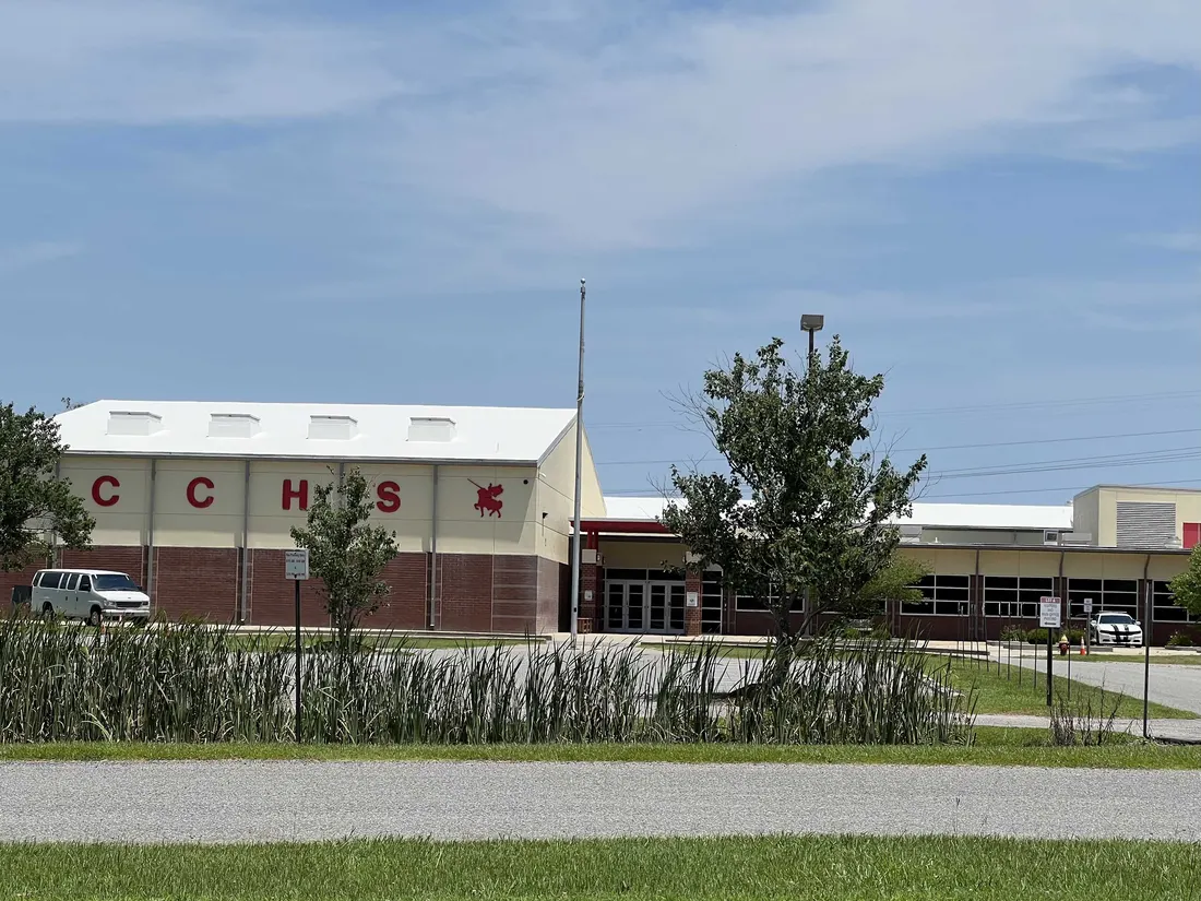 Currituck County High School, serving the Moyock area.