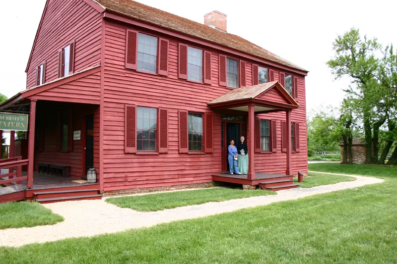 The Surratt House in Clinton, Maryland in May 2006.