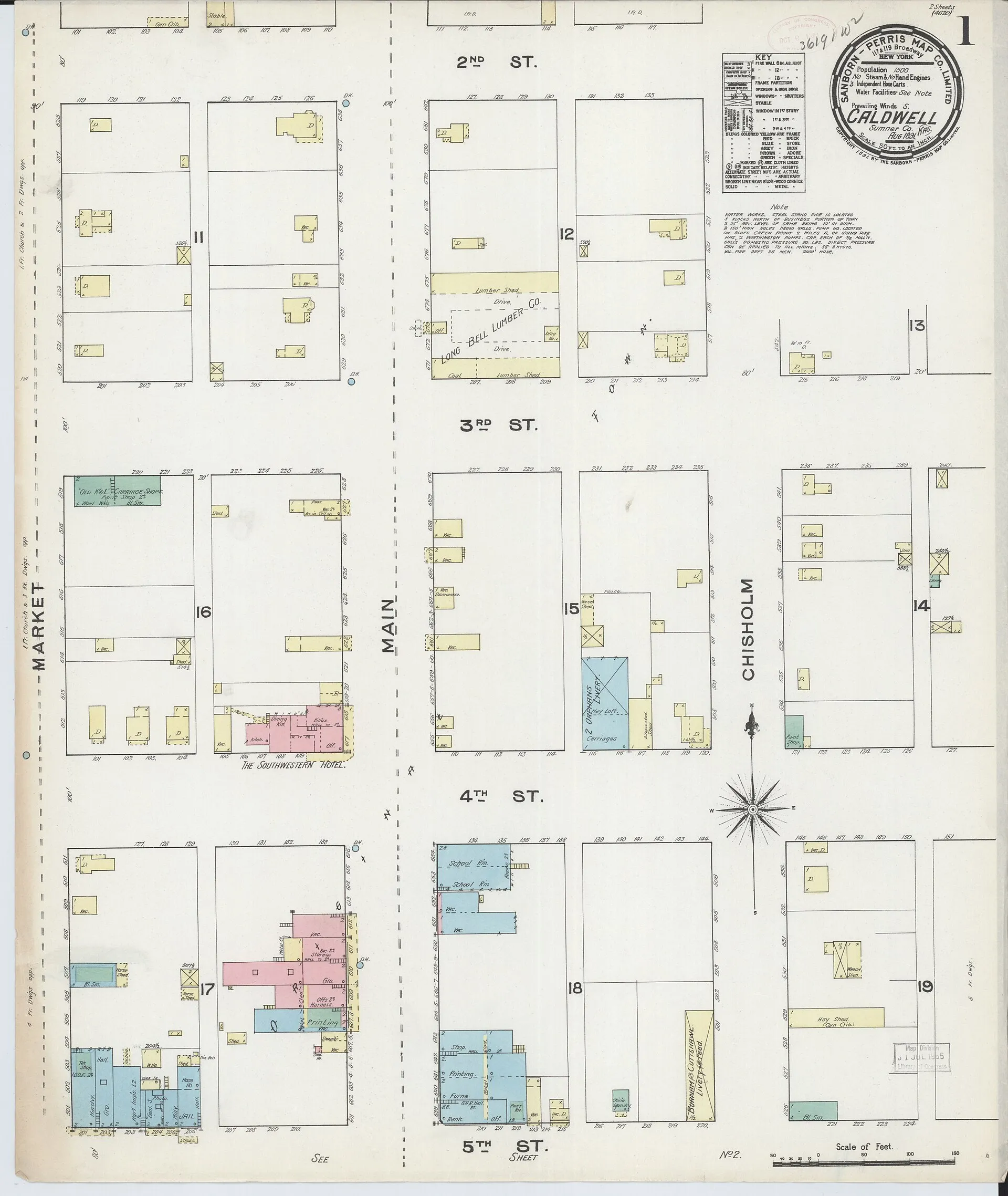 Aug 1891.   2 Sheet(s).