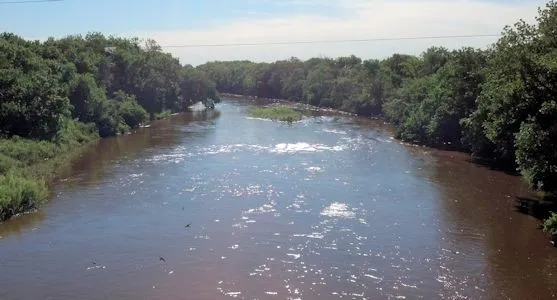 Ninnescah River at Peck, Kansas
