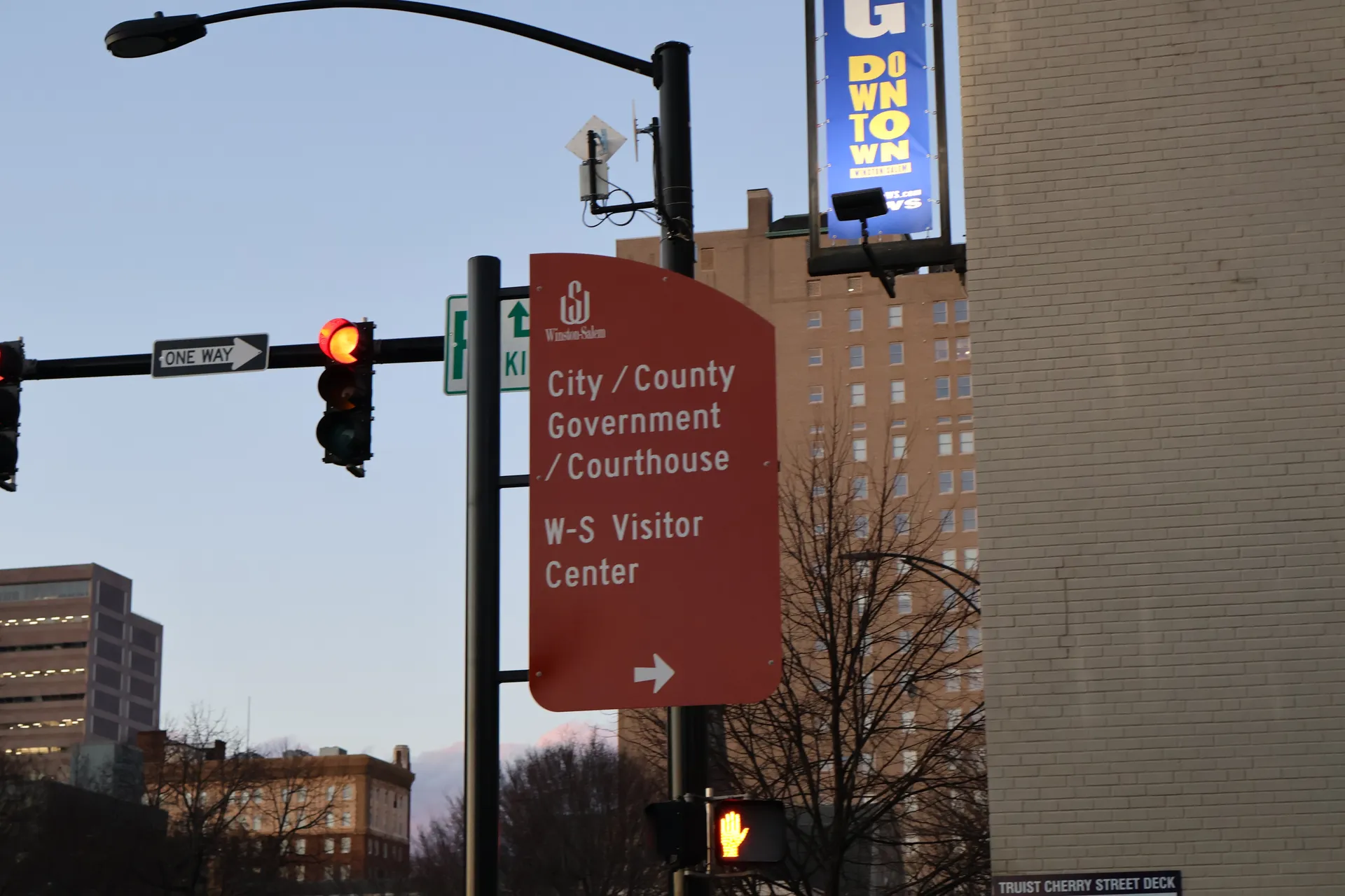 Sign on Cherry Street