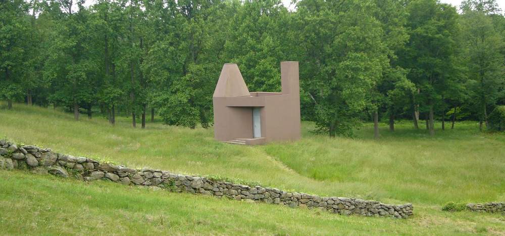 The Study at Philip Johnson's Glass House in New Canaan