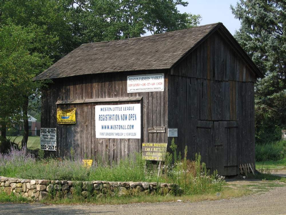 Historic Onion Barn in Weston